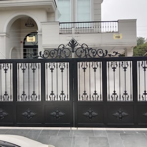 Wrought Iron Gate - Bespoke Gate - Driveway - Estate Gate - Metal Gate - Door - Porch Gate - Heavy Gate - Farmhouse Gate - Swing Gate