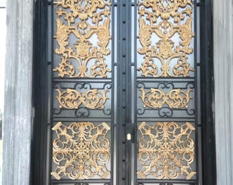 Wrought Iron Doors - Design collection 2025 Catalogue - PDF file - Cast Iron Ornamental Door - Main Lobby door 90+ Printable Images of Doors
