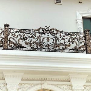Wrought Iron Railing - Terrace Blusters - Stair Blusters - Balcony - Fence - Handmade Ornamental Railing - Hand Forged - Iron Work -