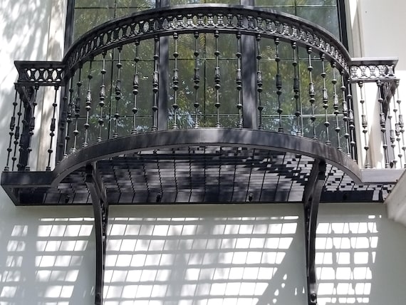 Window Balcony Railing Curved Wrought Iron Balcony Railing Curved Picket Balcony Railing