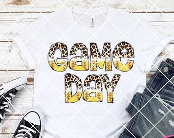 Game Day Softball HTV or Sublimation Transfer Ready to Press/ Softball transfer/ HTV transfer/ Mom/ Sublimation transfer