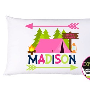 Happy Camper Personalized PillowCase