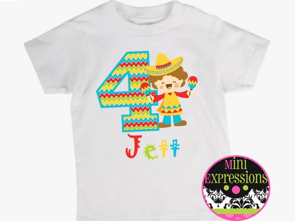 DOS Birthday boy Outfit 2nd boy fiesta birthday