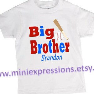 Personalized Baseball Brother Shirt