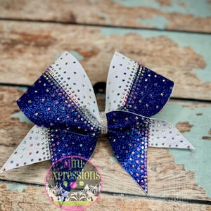 Rhinestone Cheer Bow/ Competition bow/ Allstar cheer/ school cheer