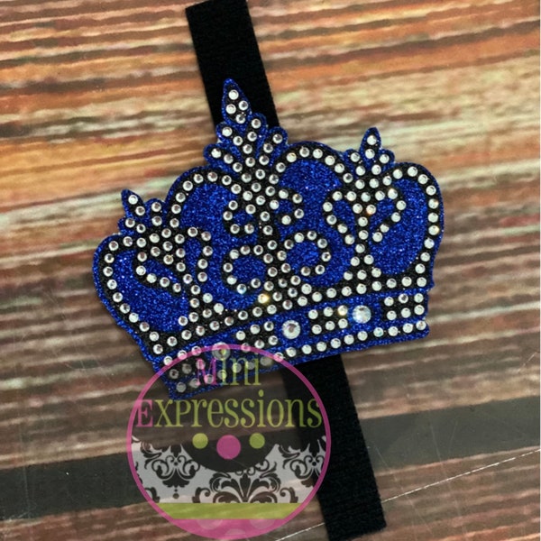 Crown Rhinestone Center for Cheer bow