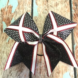 3&quot; Rhinestone Glitter Cheer Bow You Pick Your Color