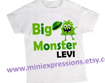 Big Monster St Patricks day Personalzied shirt
