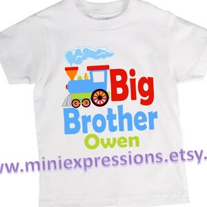 Big Brother Train Personalized shirt image 1