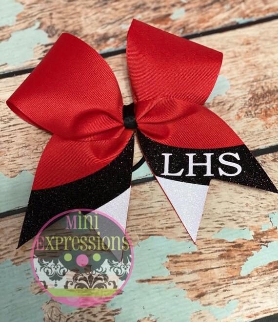 Cheer Bow Pick Your Colors/ Team Bow/ Cheerleading/ School  display picture 2