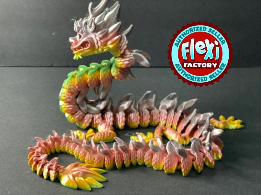 Articulated Dragon / 3D Printed/ Flexi Dragon/ Fidget Toy - Etsy