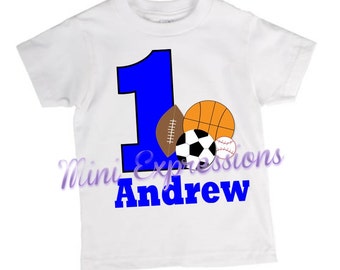 Allstar Sports Personalized Birthday shirt