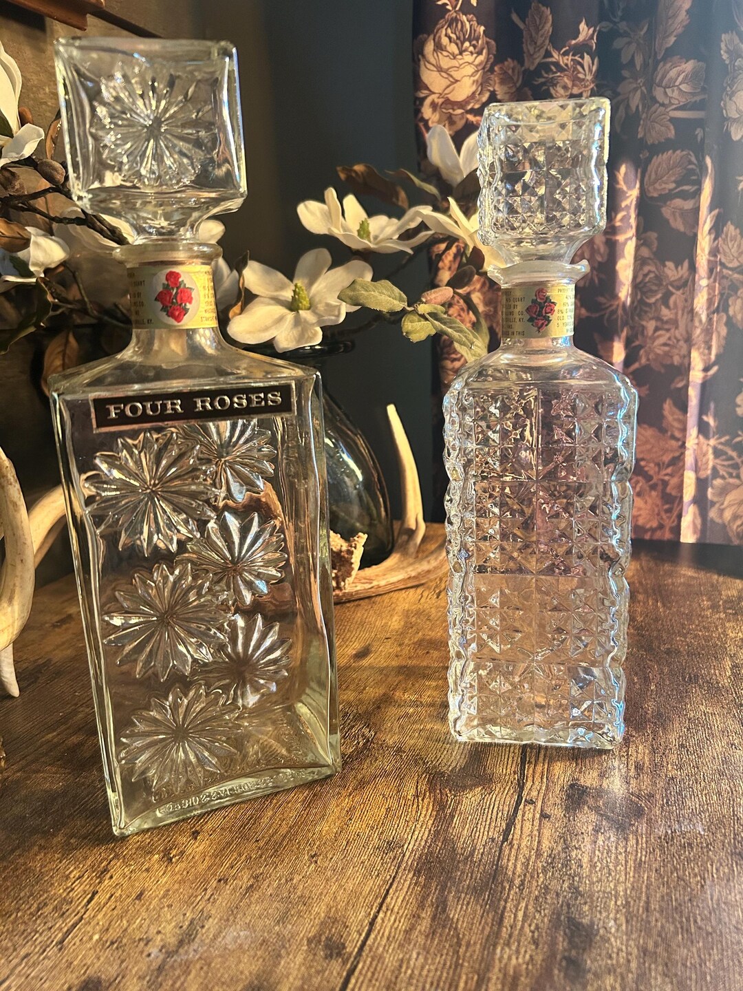 Buyer’s Choice: Vintage Four Roses Bourbon Decanters – 1960s Era With ...