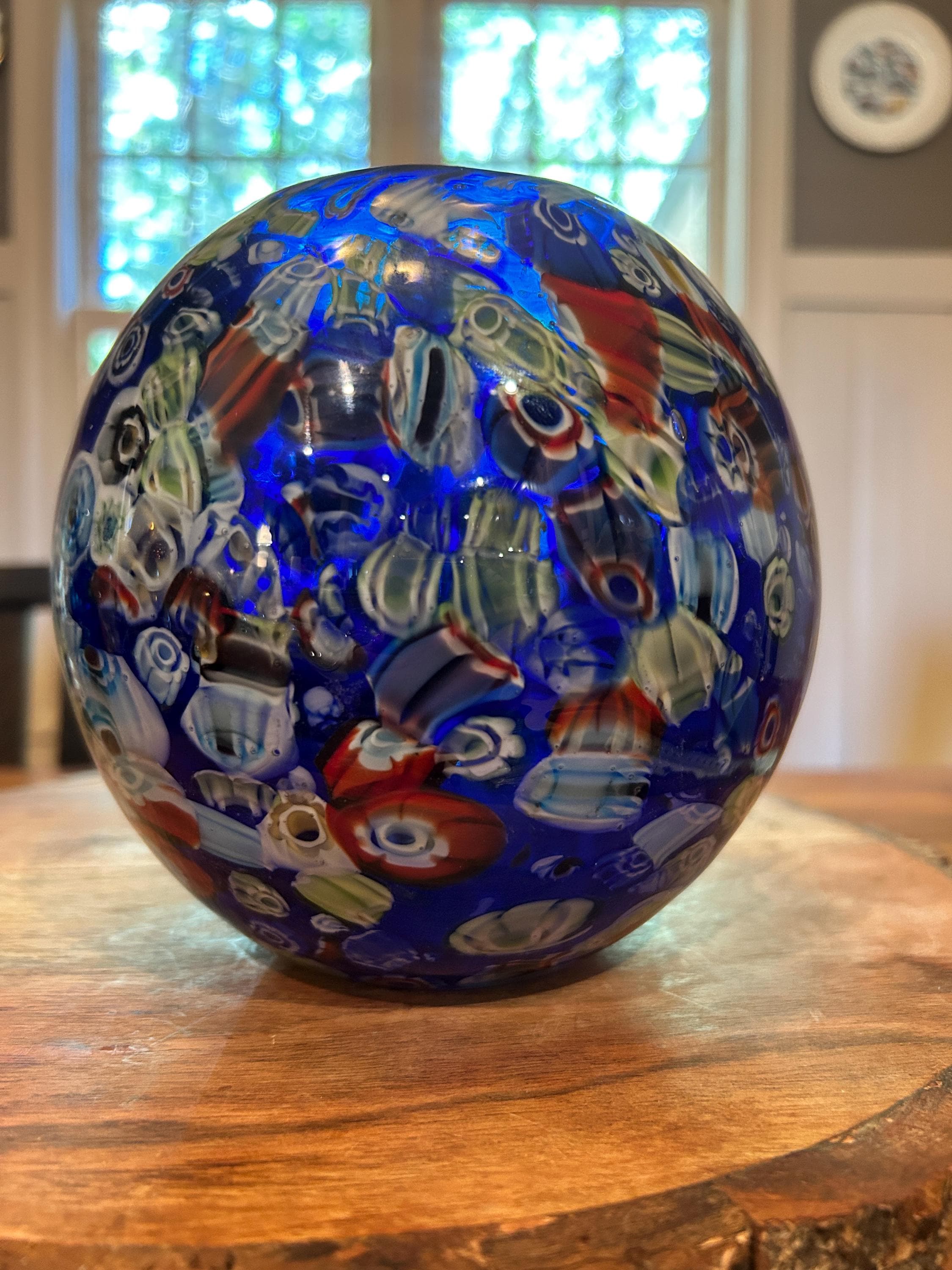 Murano Millefiori Glass Bowl - Etsy
