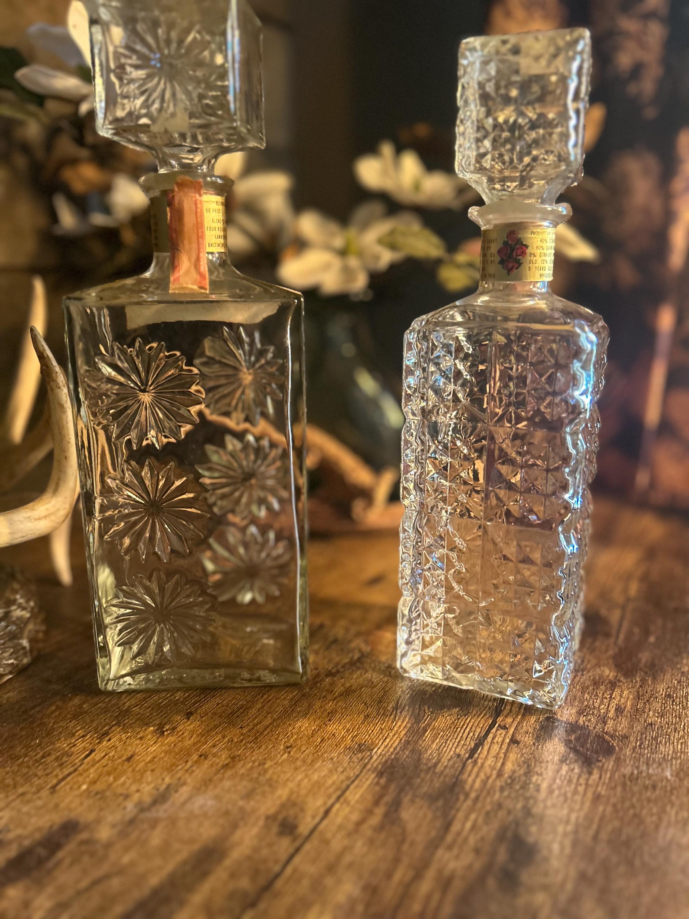Buyer’s Choice: Vintage Four Roses Bourbon Decanters – 1960s Era With ...