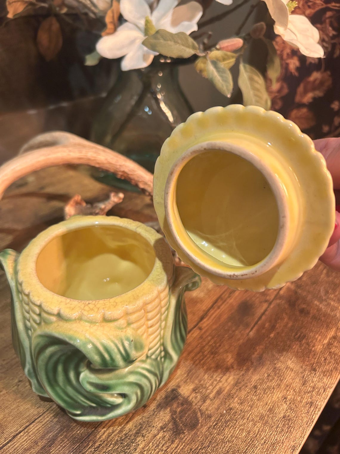 Vintage Cornware Delight – Ceramic Corn on the Cob Sugar Bowl With Lid ...