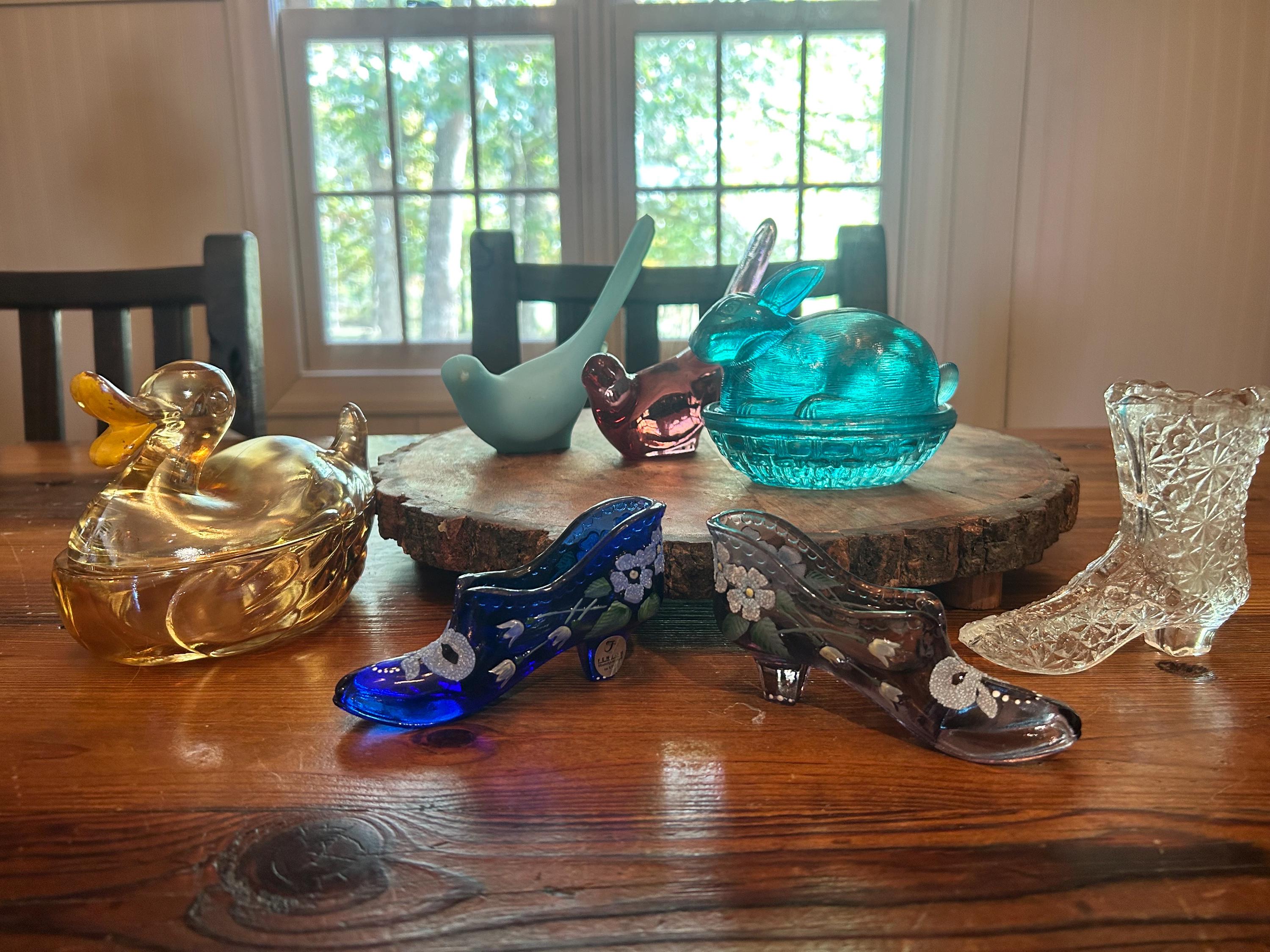 Blue Fenton Glass - Etsy