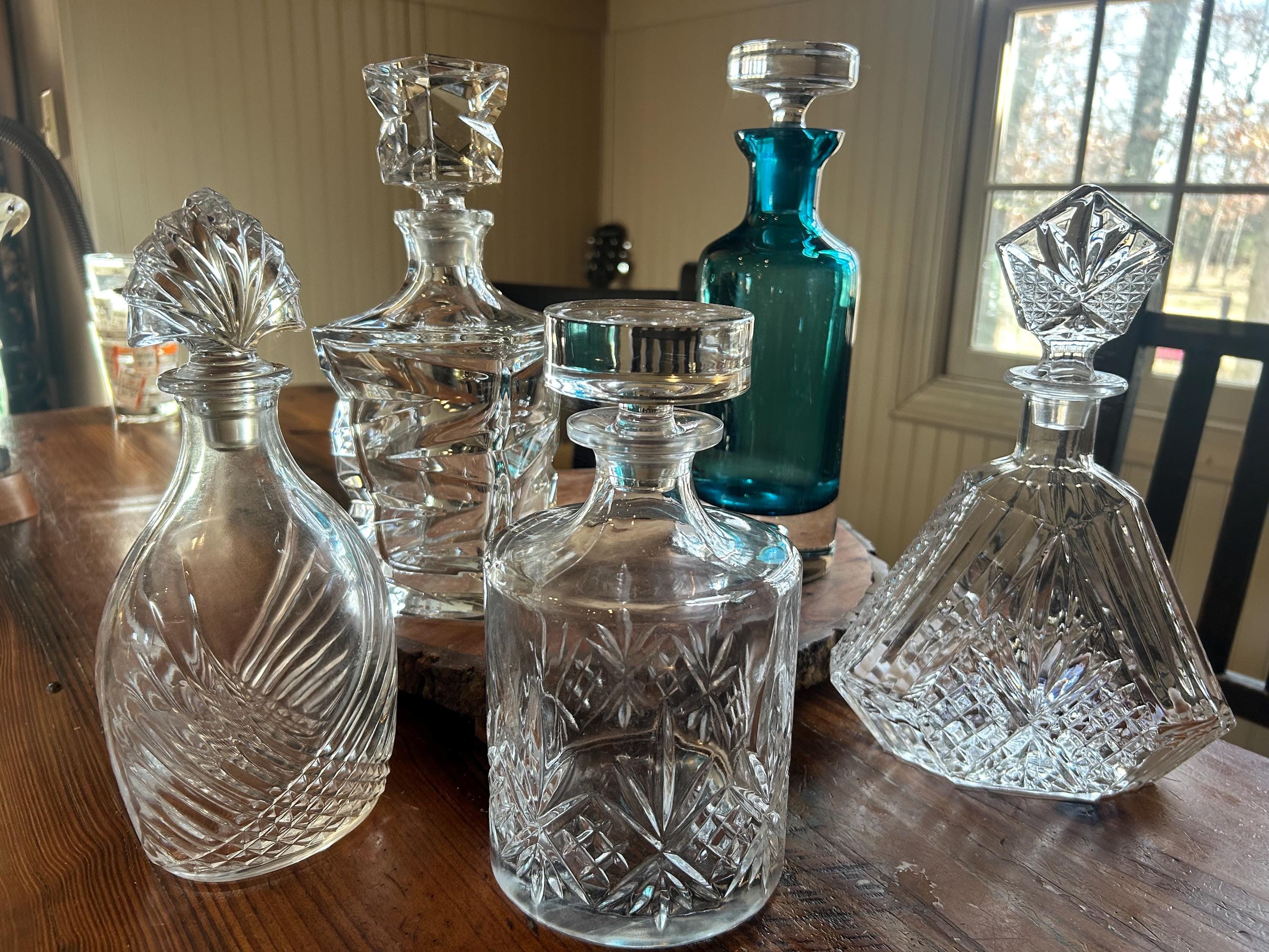 Antique Decanter With Stopper - Etsy