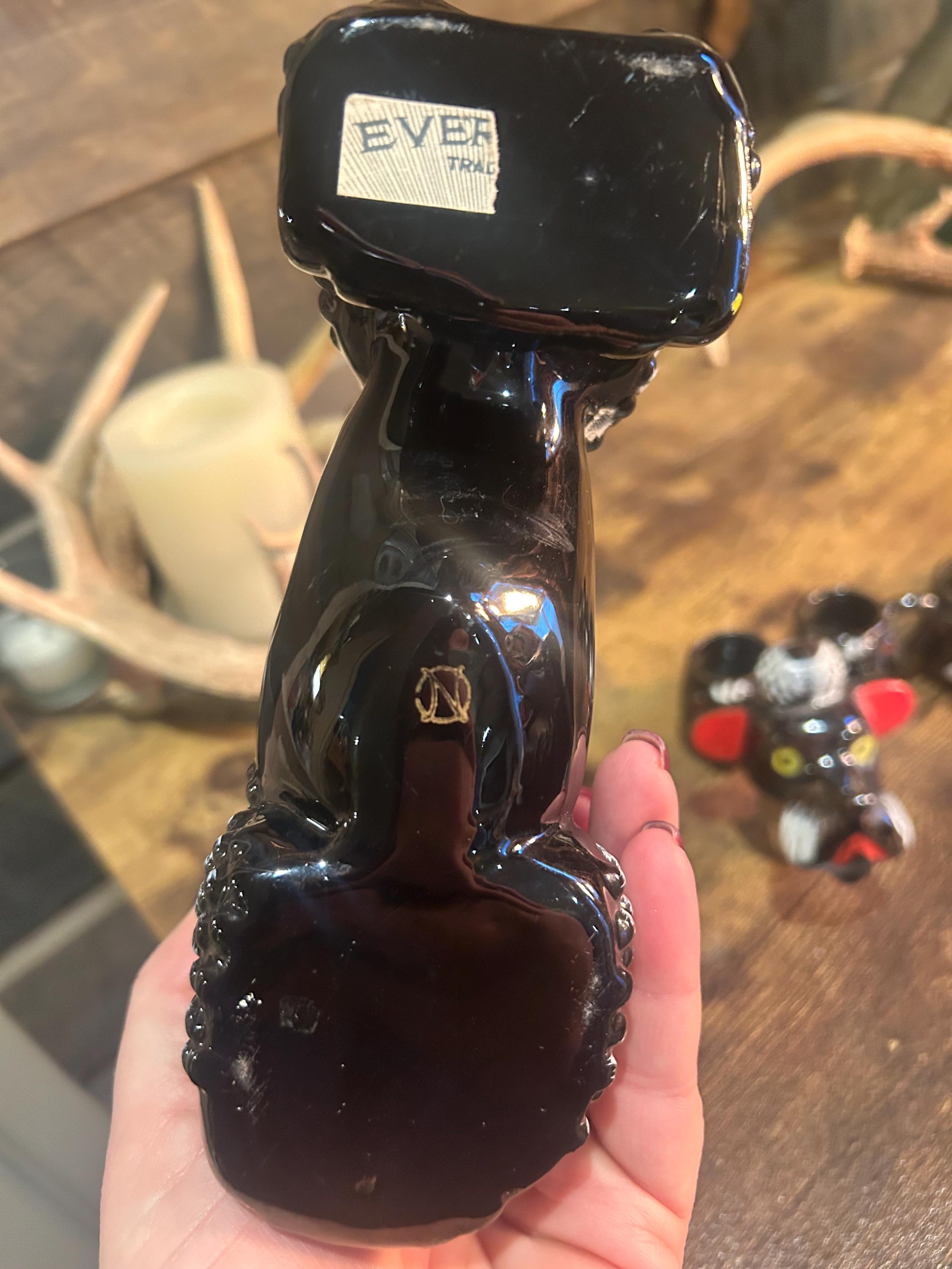 Vintage Japan Poodle Decanter Set With 5 Pup Cups – Hand-painted
