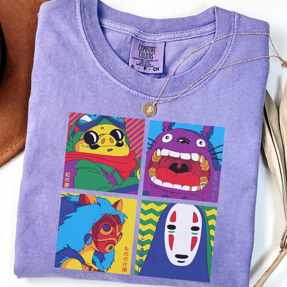Studio Ghibli Character Shirt, Sweatshirt, Hoodie, Studio Ghibli Shirt, Mononke Shirt, Tororo Shirt, No Face Shirt, Hayao Miyazaki Shirt New Hoodies