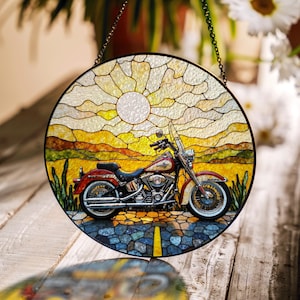 Harley Stained Glass - Etsy