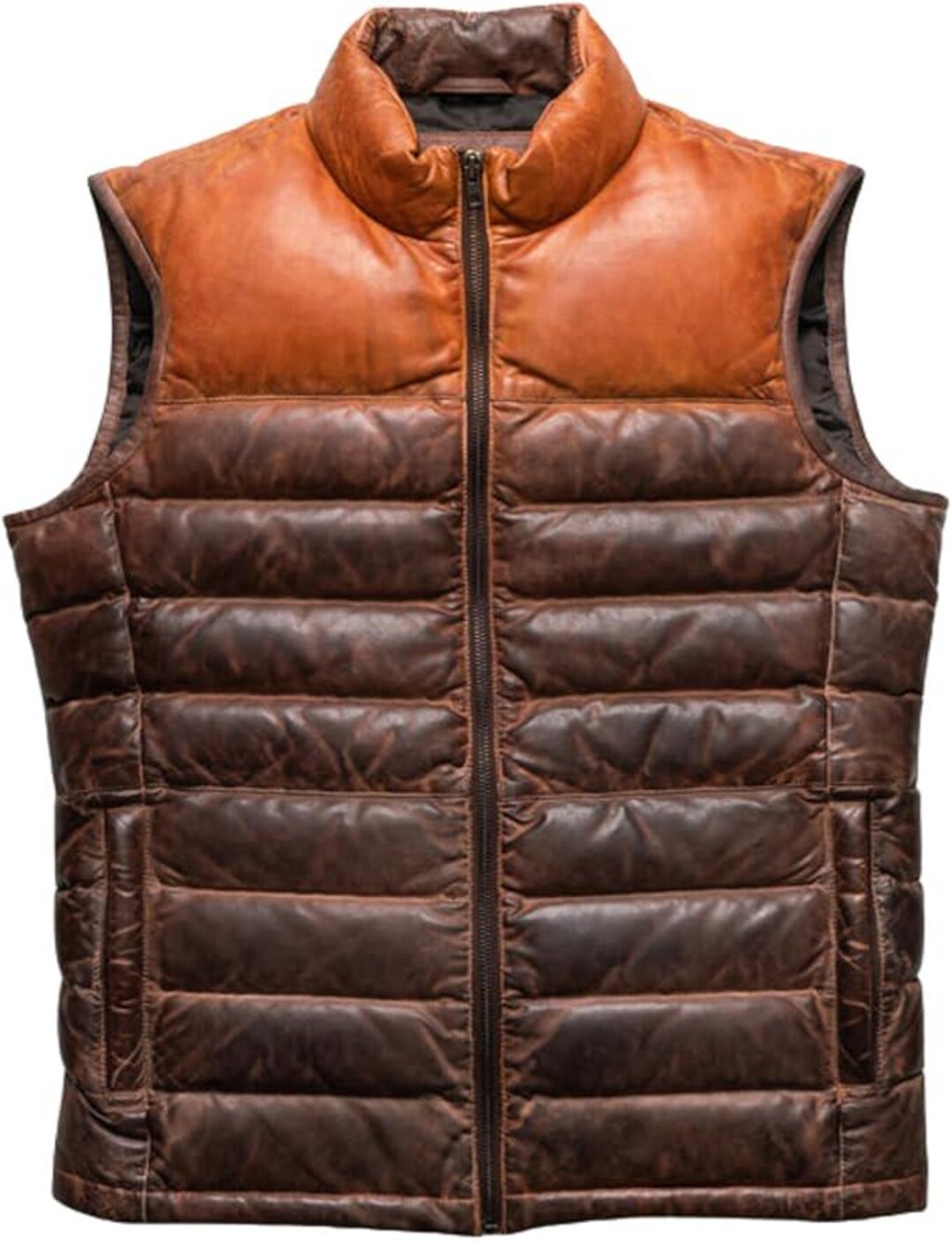 Two Tone Puffer Vest Moose Knuckles WESTMOUNT ORIGINAL TWO-TONE