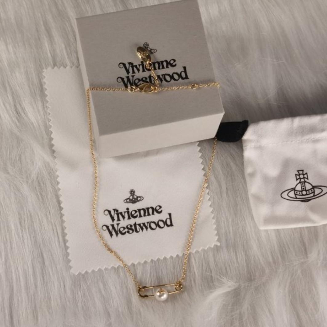 Vivienne Westwood Anglo Pendant Embellished ネックレス ヴィヴィアン ウエストウッド Vivienne Westwood Vivienne