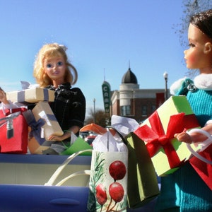 Compras en la plaza, Denton, Texas