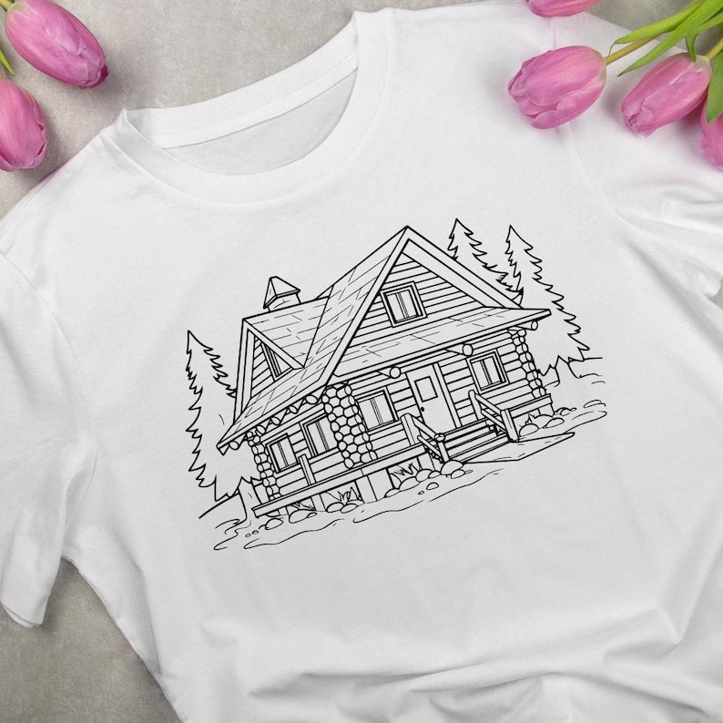 Rustic Wooden Cabin SVG Bundle, Log Cabin SVG, Mountain House SVG ...