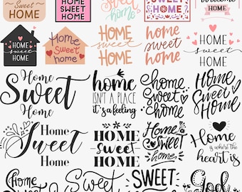 Home Sweet Home Svg Bundle, Welcome Sign Svg, Welcome Svg, Home Sweet Home Design, Sweet Home Clipart, Sweet Home Cut Files