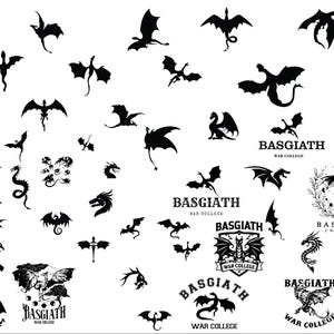 Vierter Flügel Drache Schwert, Drachenreiter Schwert, Basgiath Krieg College Schwert, Eisen Flamme Design, Velaris Schwert, Vierter Flügel Shirt, Drache Silhouette