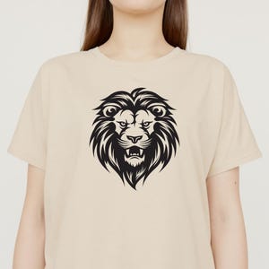 Lion SVG Bundle, Roaring Lion Clipart, Lion Head SVG, Lion Silhouette, Wild Animal Vector, Big Cat PNG, Jungle King Cricut, Lion Face Svg image 5