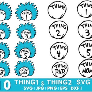 thing 1 svg, thing 2 svg, thing 1 thing 2 svg bundle, thing 1 thing 2 png, twins svg, thing mom svg, thing dad svg, thing 1 family svg, family matching svg, thing 1 and 2 clipart, thing 1 thing 2 cricut, thing 1 eps, thing 2 eps, mom of all things svg, dad of all things svg, cute twins shirt svg, thing one and thing two svg, thing 1 birthday svg, thing 2 birthday png, digital download, Dr Seuss inspired svg