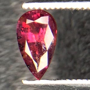 Natural Afghanistan Ruby 0.70 Ct Pear Cut Red Loose Gemstone 7.1x3.6x3.2mm Afghan Ruby Jewelry Ring Pendant Collector Gem