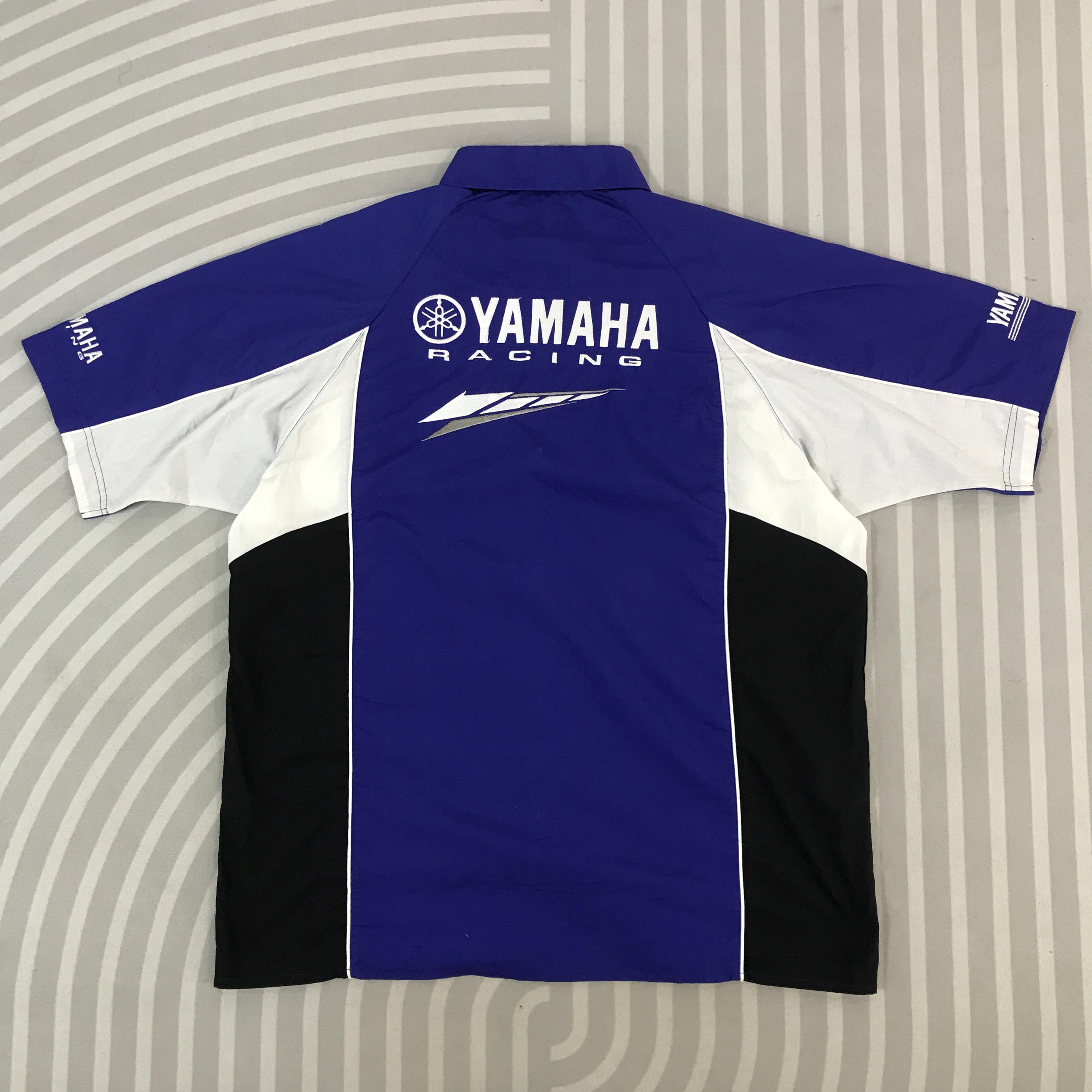 Vintage Yamaha Racing Button up Shirt - Etsy Israel