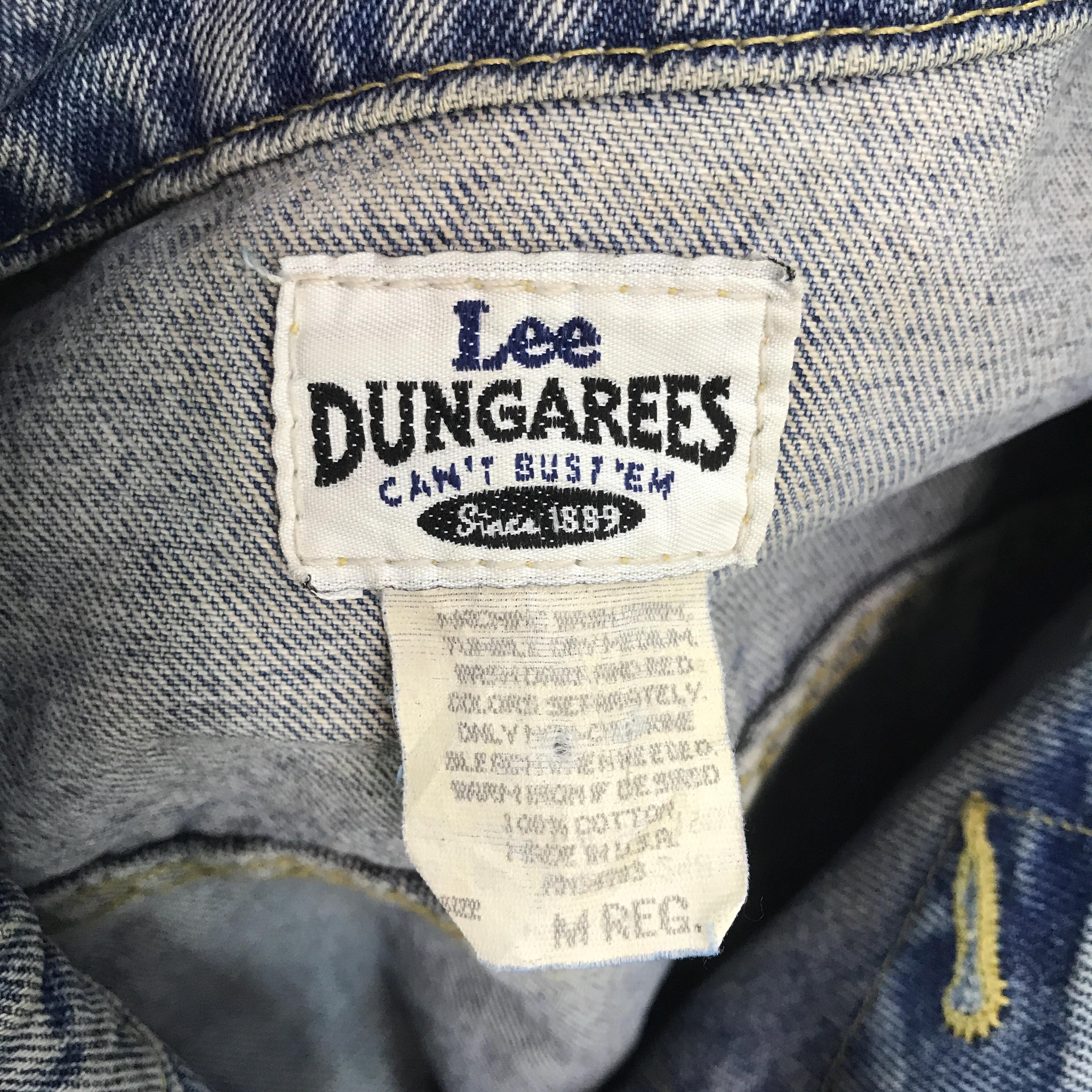 Vintage Lee Dungarees Can't Bust EM Tracker Denim Jacket Made in