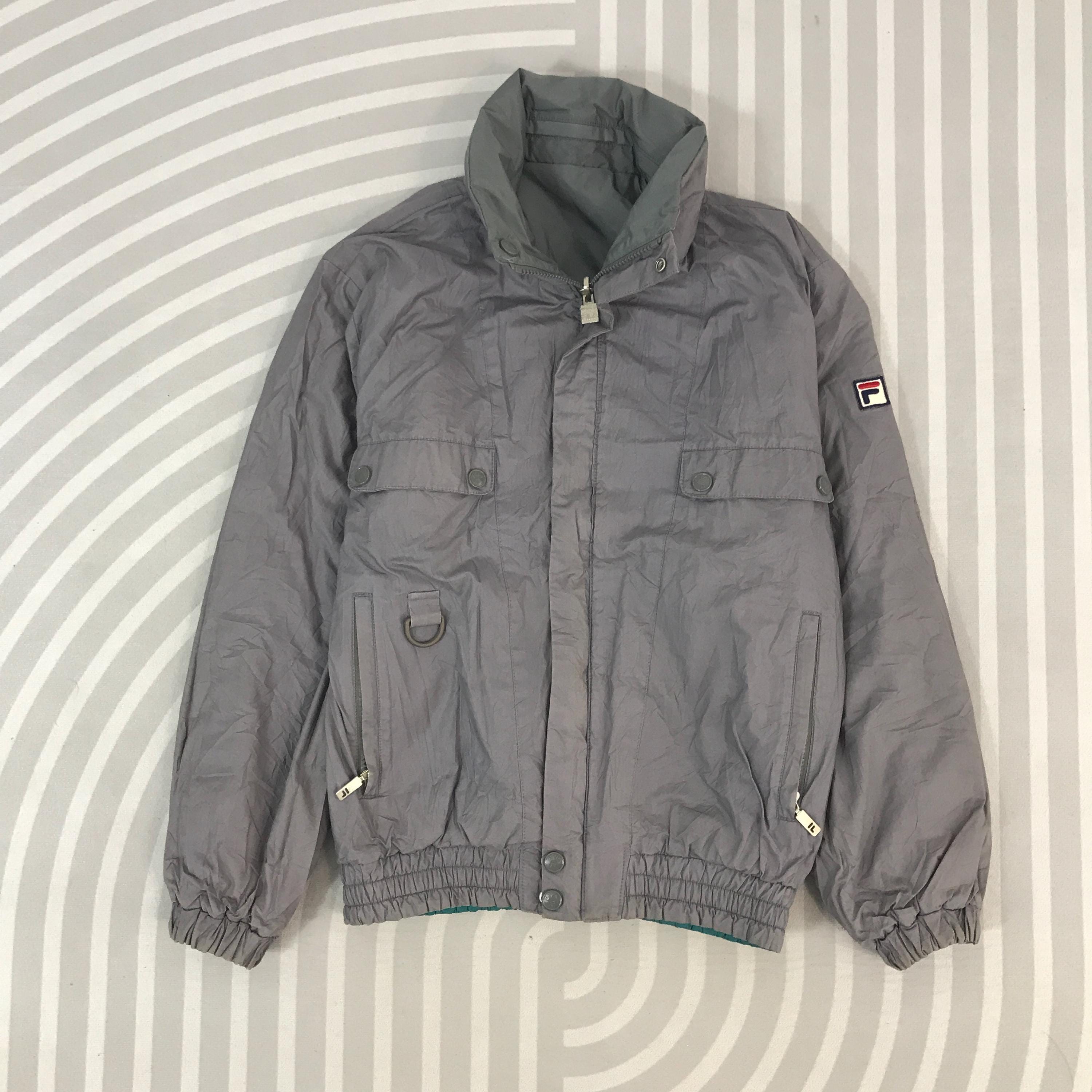 FILA ジャケット Mサイズ グレー 楽天市場】フィラ メンズ ウインドジャケット リバーシブル撥水