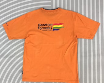 ヴィンテージ ベネトン フォーミュラ1 レーシング チーム Tシャツ