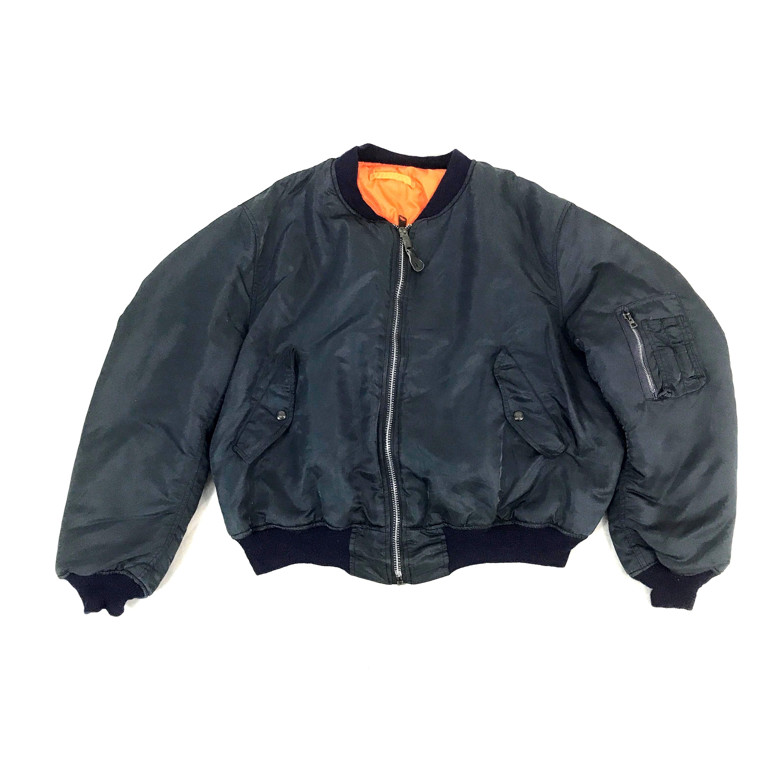 vintage design ma-1 flight jacket 古着 Vintage 80's【ALPHA INDUSTRIES,INC.】Grunge MA-1 Flight