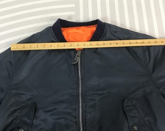 Vintage Flyer's Man Intermediate Ma-1 Bomber Jacket - Etsy