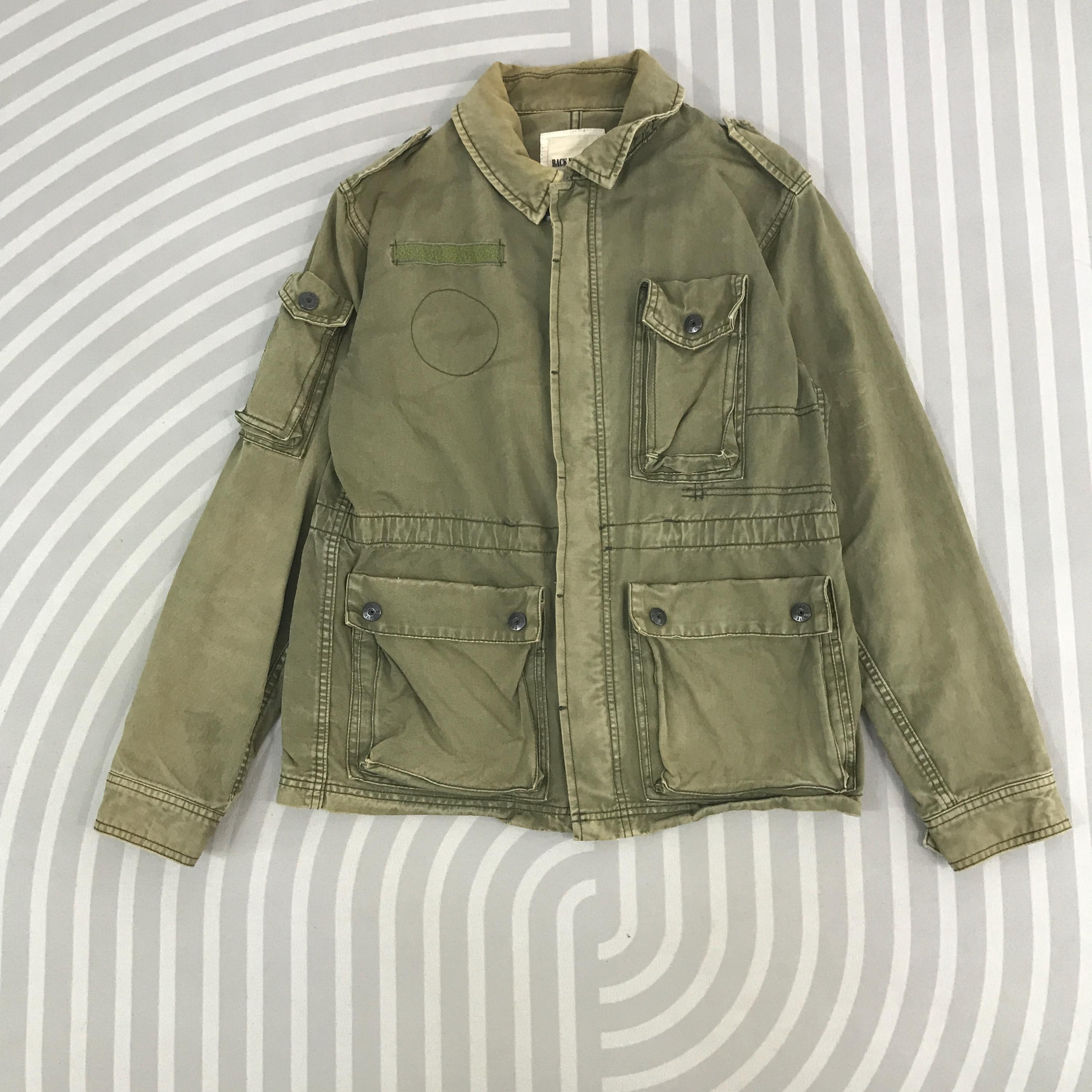 Vintage Back Number Green Army Style Jacket - Etsy