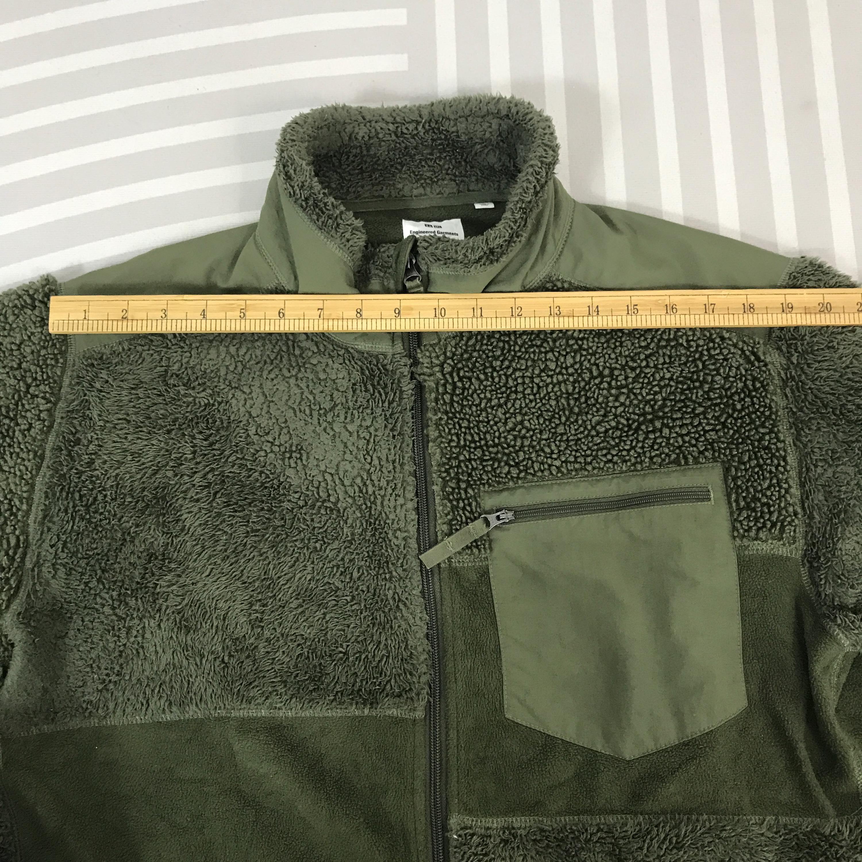 Vintage Engineered Garments Uniqlo Fleece Green Jacket - Etsy