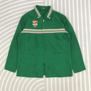 Vintage Japanese Brand 7 Eleven Uniform Workwear Medium Size