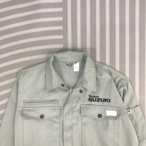 Vintage Team Suzuki Racing Japan Uniform Custom Art Jacket - Etsy