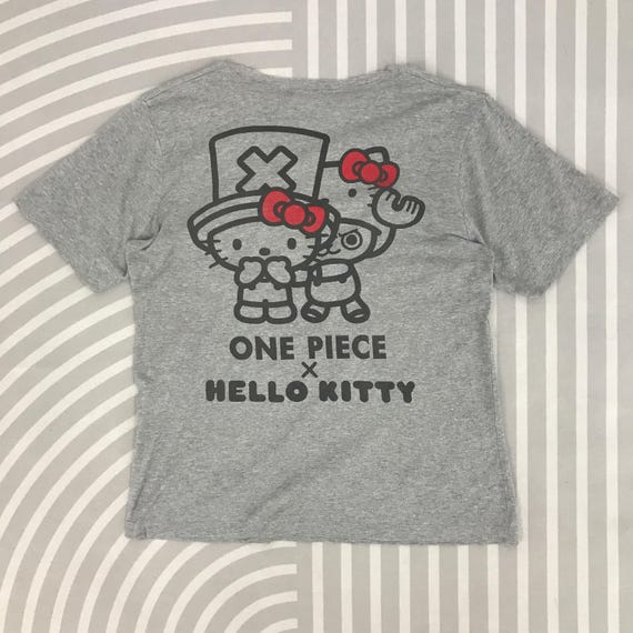 Vintage One Piece X Hello Kitty T-shirt - Etsy