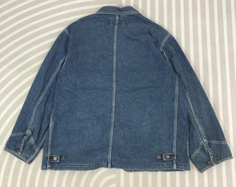 Vintage Converse Denim Chore Design Button Jacket - Etsy Israel
