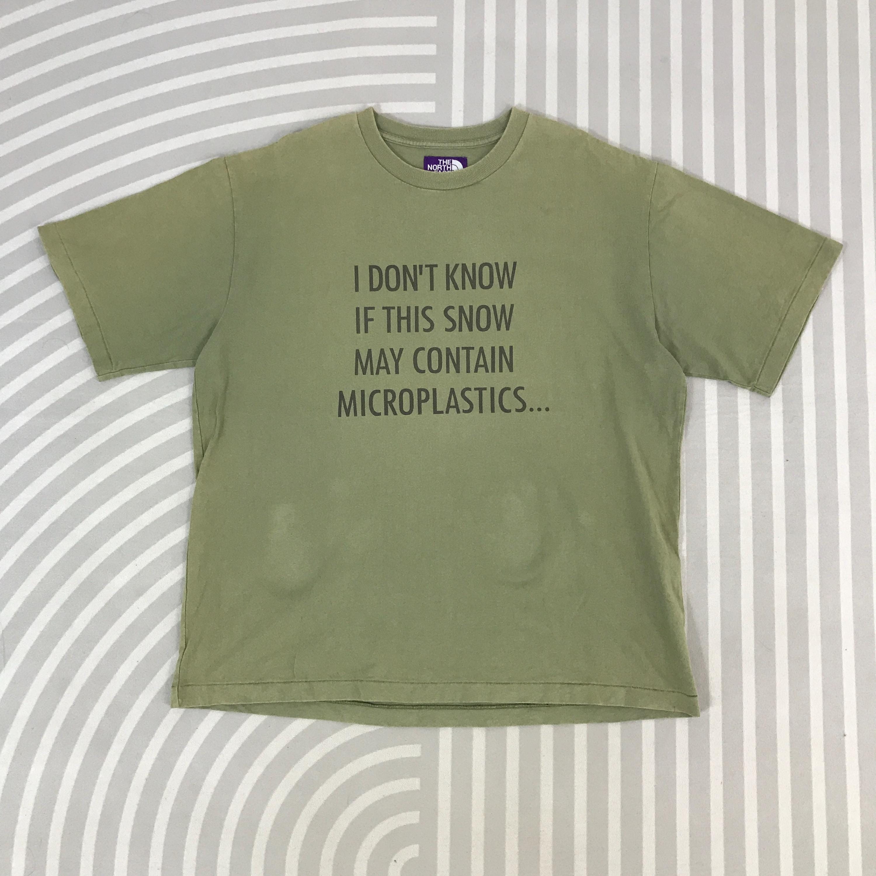Vintage the North Face X Nanamica Purple Label Faded Style T-shirt