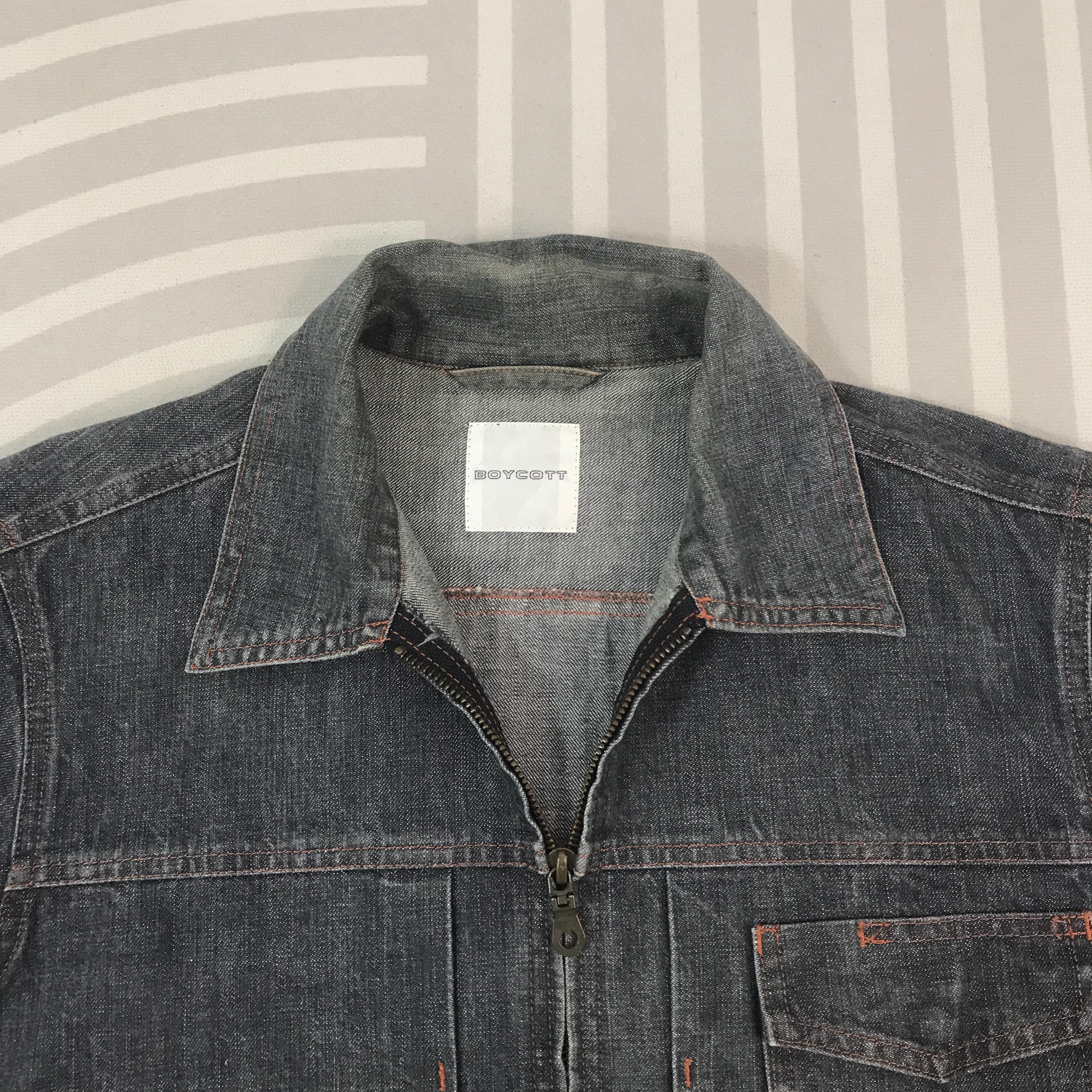 Vintage Boycott Japan Denim Worker Design Shirt Zip Jacket - Etsy