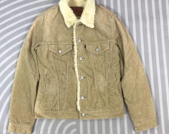 Vintage Edwin Sherpa Coduroy Design Tracker Jacket