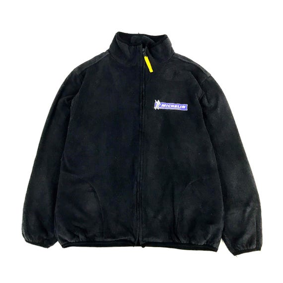 ヴィンテージ ミシュラン レーシング モータースポーツ フリース 【タグ付き・未開封】ミシュラン フリースジャケット XXL・ネイビー